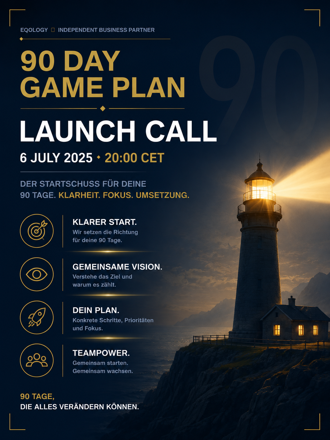 90 DAY GAME PLAN LAUNCH CALL