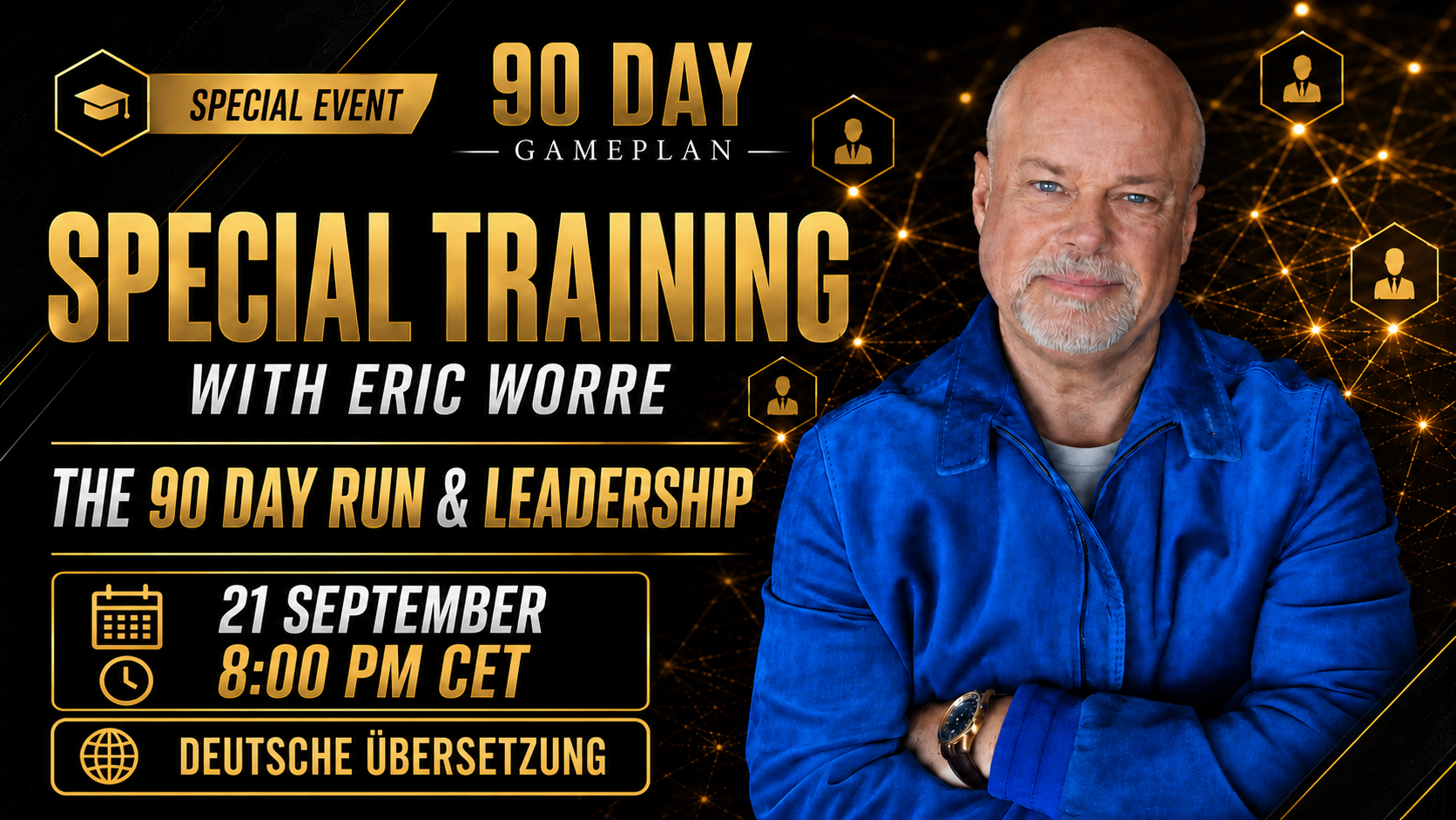 Special 90 DAY GAME PLAN TRAINING with ERIC WORRE