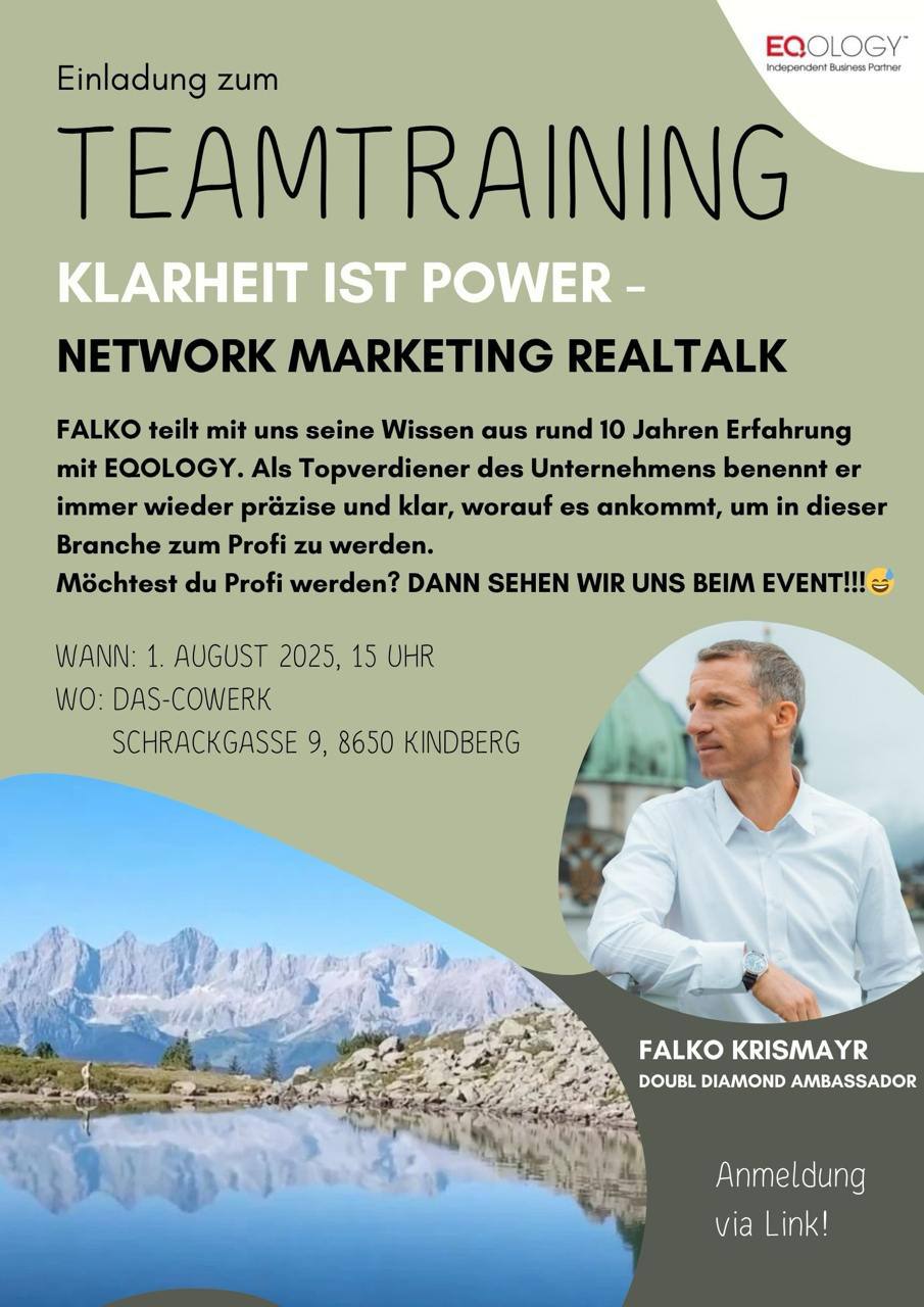 Teamtraining STEIERMARK mit Falko Krismayr