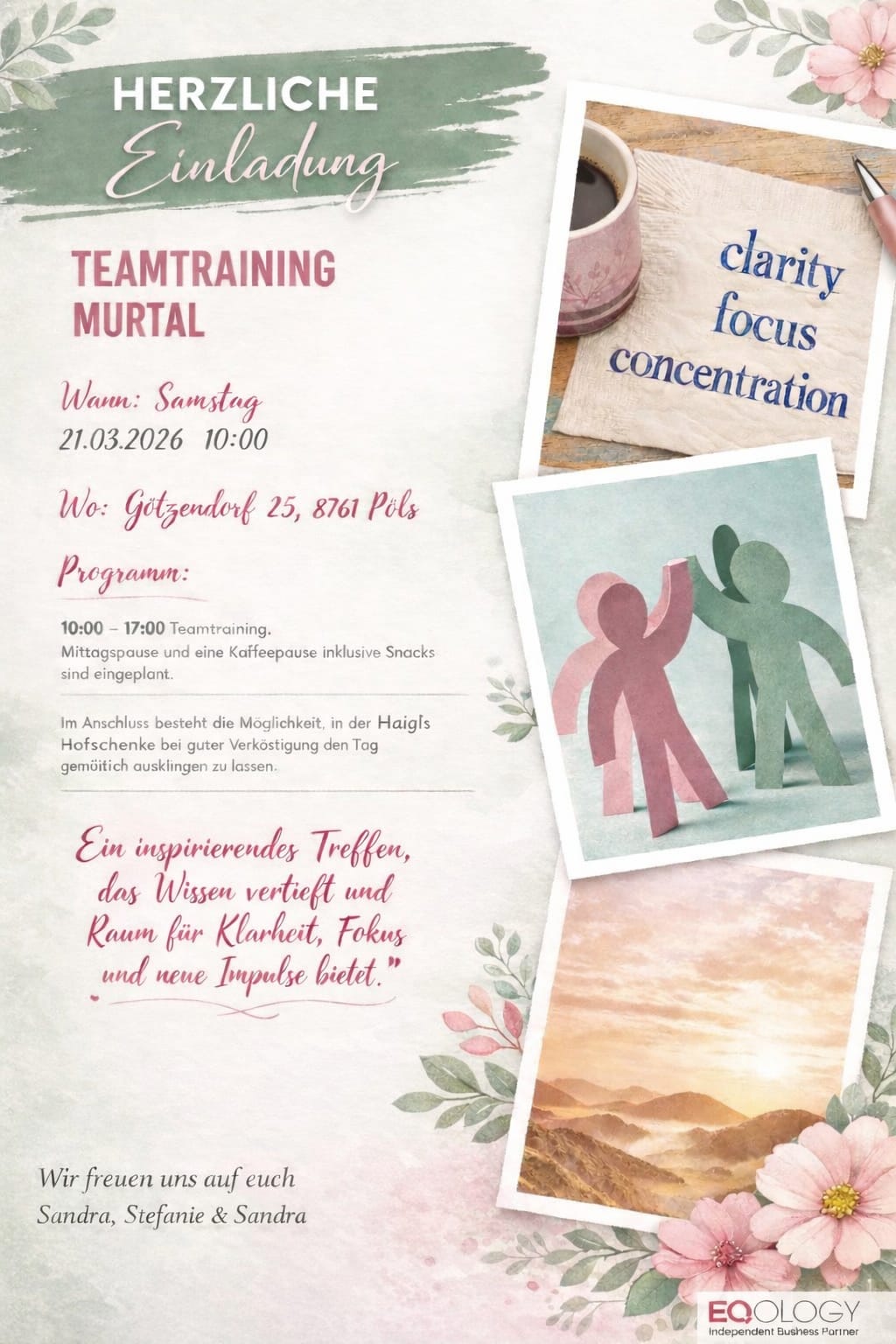 Teamtraining im Murtal