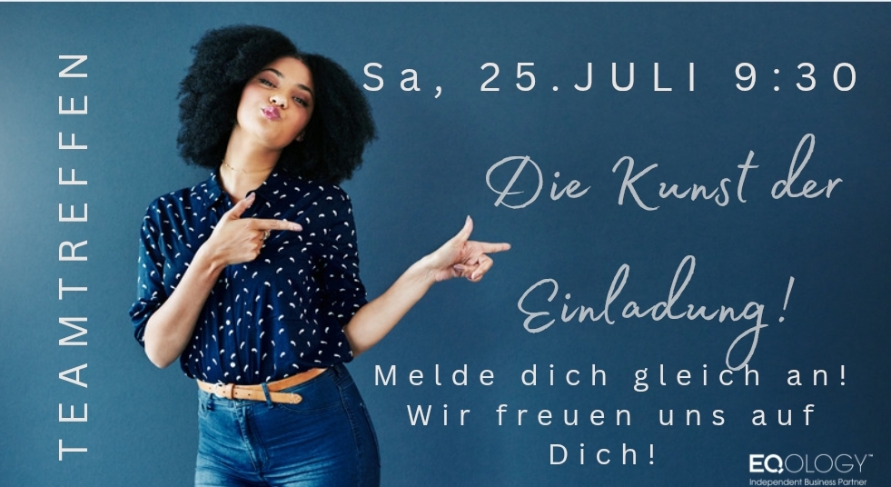 TEAMTRAINING - DIE KUNST DER EINLADUNG