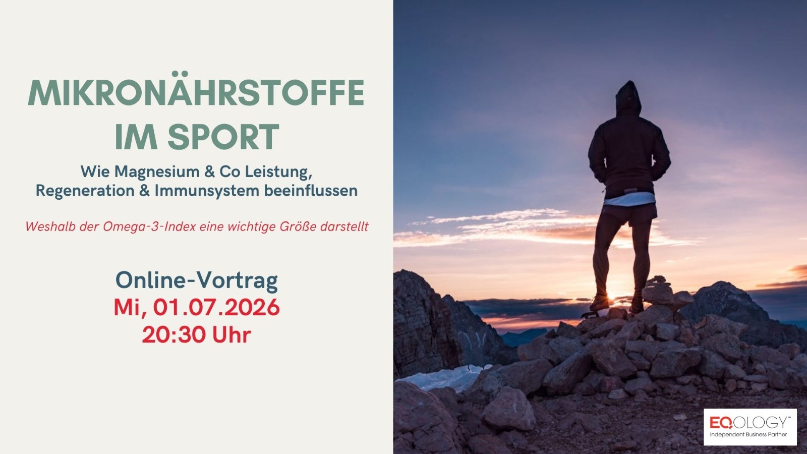 Mikronährstoffe im Sport mit Norman Bödl