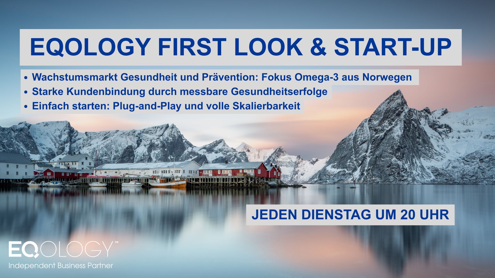 First Look - Entdecke die Geschäftsmöglichkeit mit Eqology