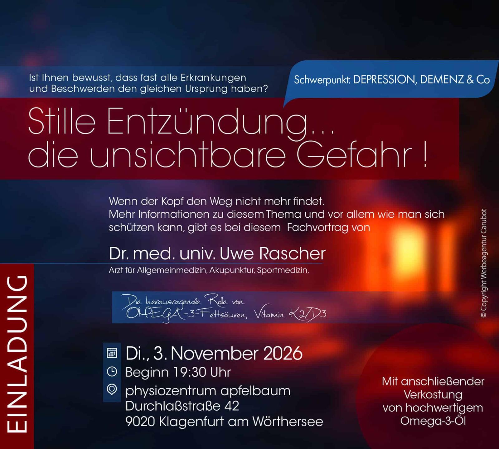 Stille Entzündung - die unsichtbare Gefahr !